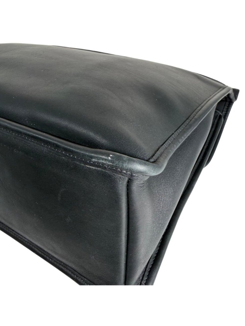 Vintage Coach Beekman Black Glove Tanned Leather Briefcase #5266 - Picture 13 of 16